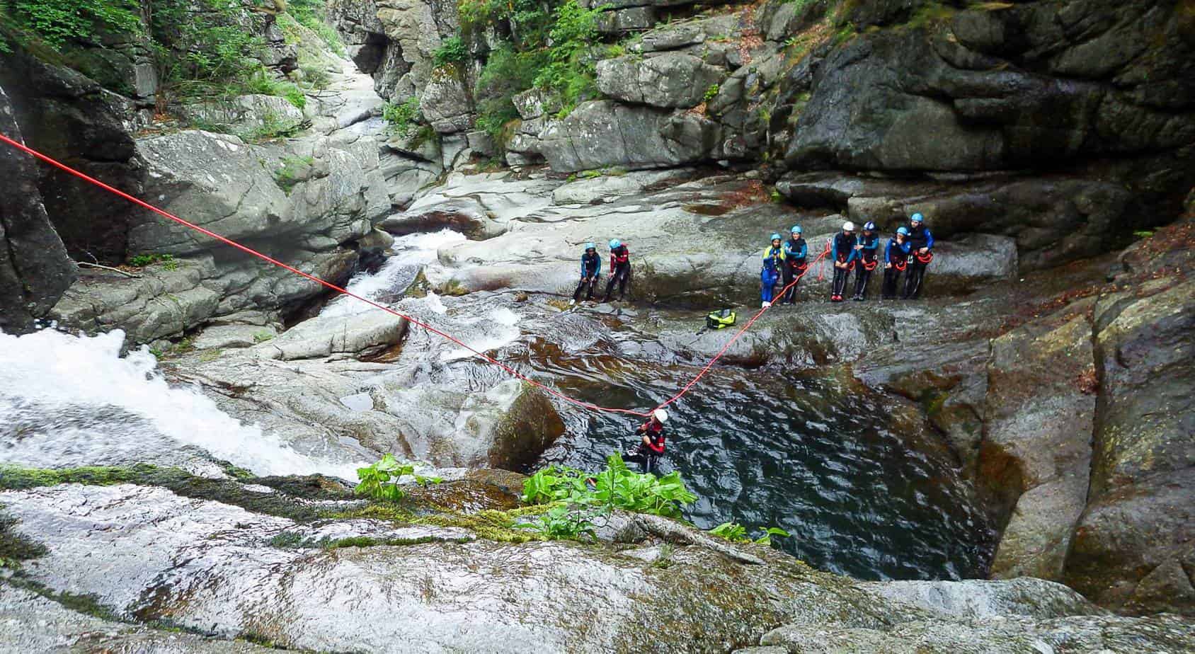 canyoning tapoul cévennes
